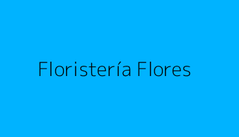 Floristería Flores